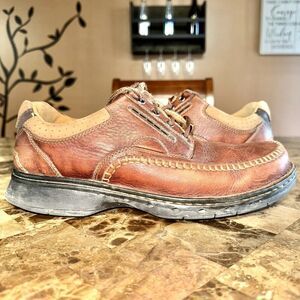 Clarks Unstructured Men's Brown Leather Oxford Shoes Sneakers